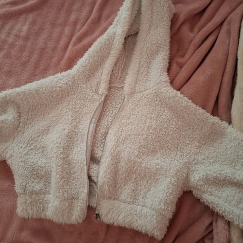 Shein wool cardigan like new, white, size XS