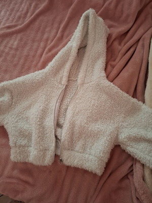 Shein wool cardigan like new, white, size XS