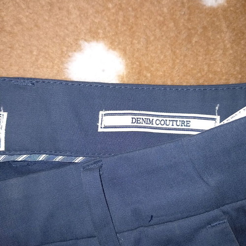 Zara fabric men's pants blue like new, size L