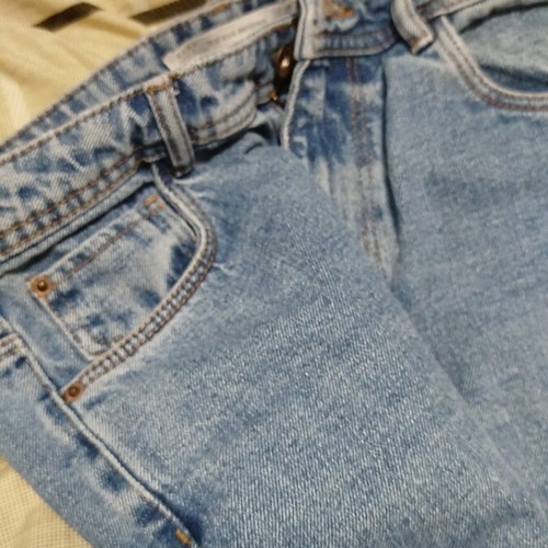 Mom jeans Zara blue, like new, high waist, size M