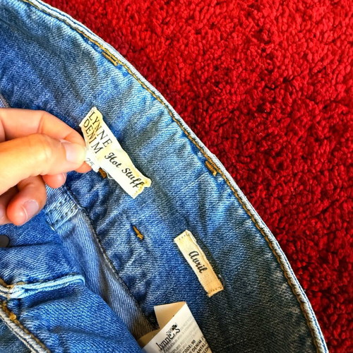 Lynne Denim Hot Stuff high-waisted skinny jeans like new, blue