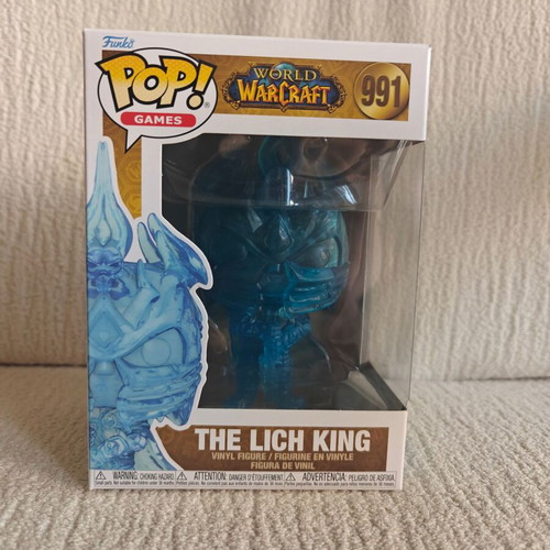 Funko Pop World of Warcraft The Lich King #991 with Protector new