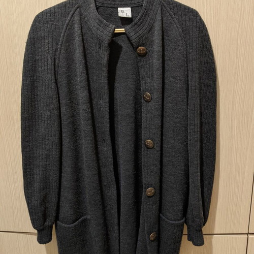 Cardigan dark gray size L, like new