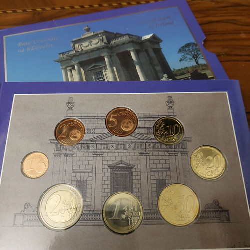 Ireland euro coin set 2003 new, uncirculated