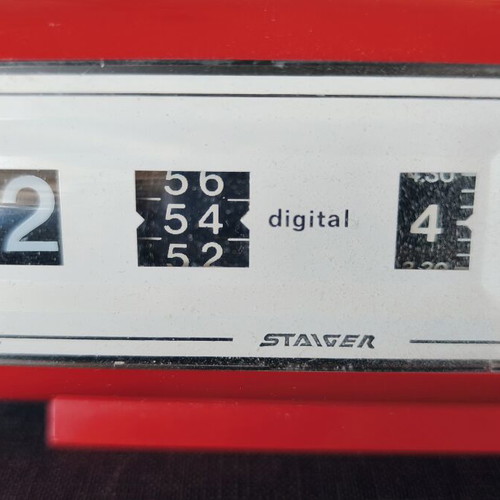 Staiger retro mechanical alarm clock West Germany 1970s