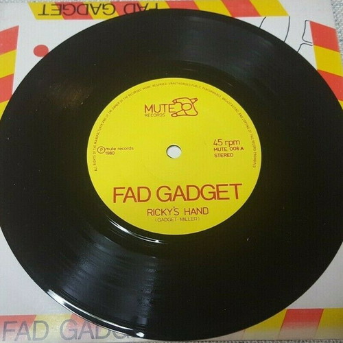 Fad Gadget Ricky's Hand / Handshake 7' used, electronic