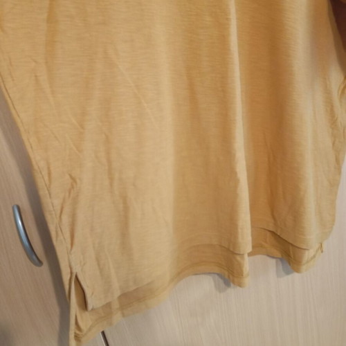 Oversized T-shirt Zara μέγεθος L σαν καινούργιο, μουσταρδί