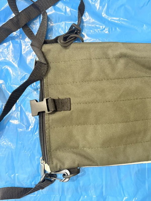 Two-Tone Shoulder Bag with Double Compartment, New