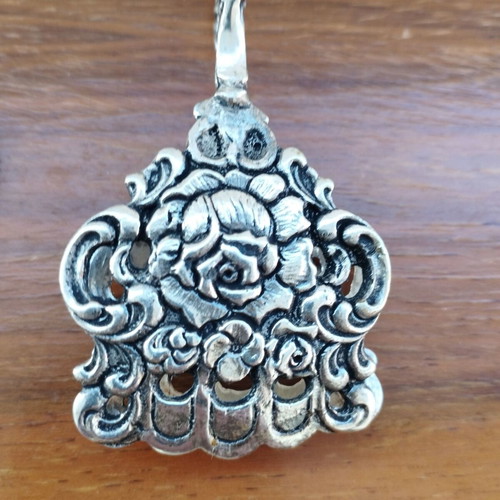 Vintage silver 800 serving set used, handmade