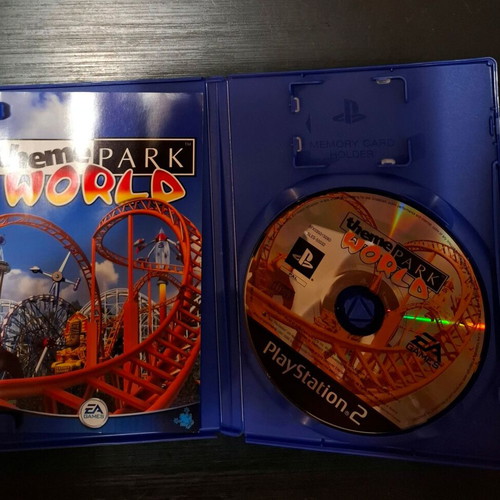 Theme Park World PlayStation 2 game used, adventure simulation