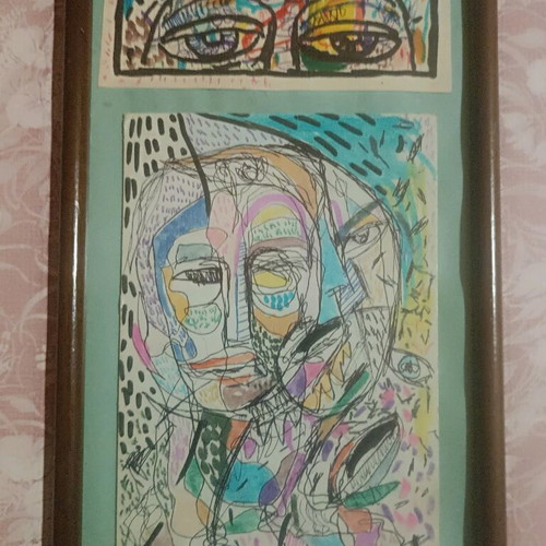 Modern Diptych 'Enosi Kai Diaspasi' Custom Order
