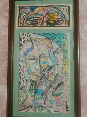 Modern Diptych 'Enosi Kai Diaspasi' Custom Order