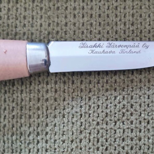 Puukko Järvenpää Kauhava Finland knife set like new with leather sheath