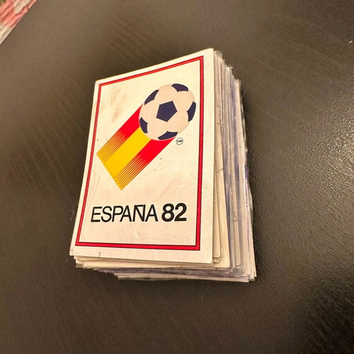 Panini Mundial Espana 82 sticker set used, 98 authentic stickers