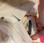Blouse used, size S, beige