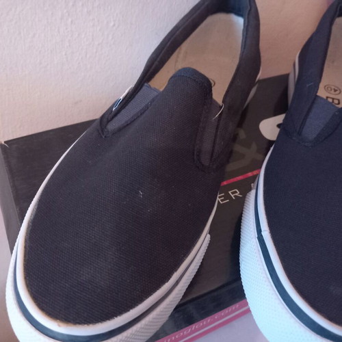 B&S canvas men's shoes size 40 & 45, dark blue