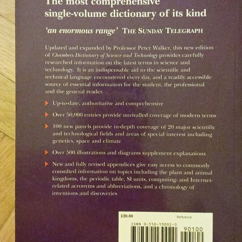 Chambers Dictionary of Science and Technology new professional dictionary