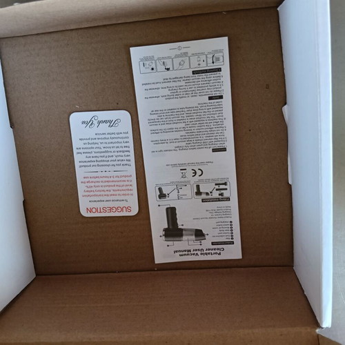 Cordless handheld vacuum with many accessories, new