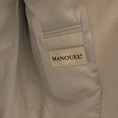 Manuel suit with vest very light blue like new