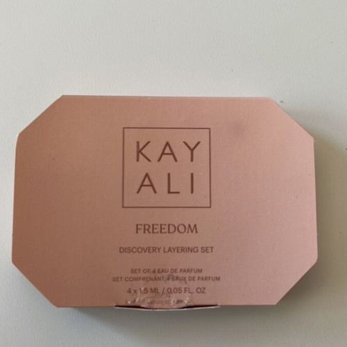 Kayali perfume testers used, Freedom Musk 4x15ml set