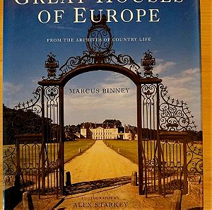 βιβλίο διακόσμησης Great houses of Europe from the archives of country life Marcus Binney