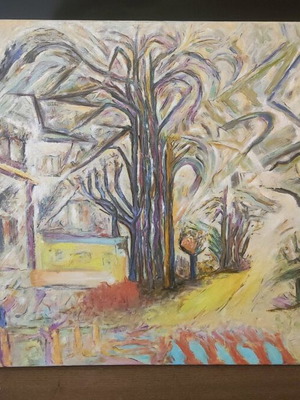Original painting 70×50 cm abstract landscape new