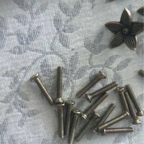 Mini cabinet knobs set of 16, new