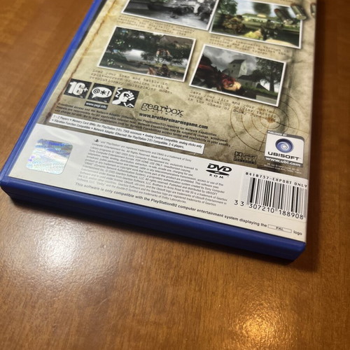 Brothers in Arms: Road to Hill 30 παιχνίδι PS2 μεταχειρισμένο, πλήρες με manual