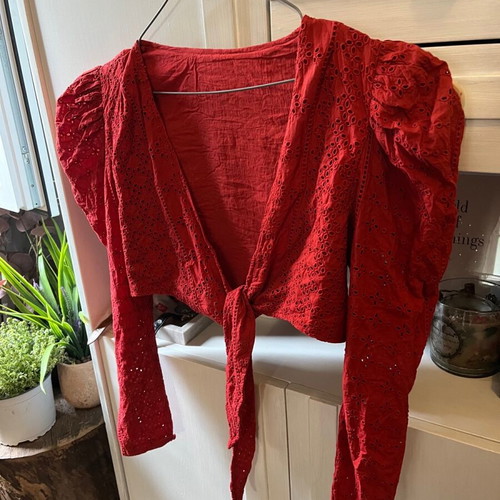 Kipour crop top S red like new