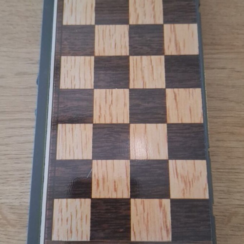 Magnetic Checkers Board Game like new for 2 players