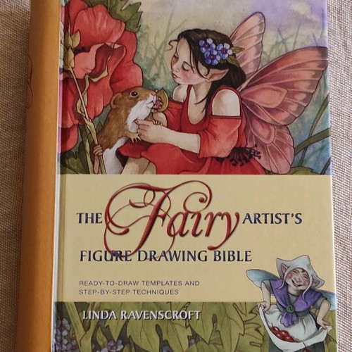 The Fairy Artist's Figure Drawing Bible hardcover spiral-bound like new