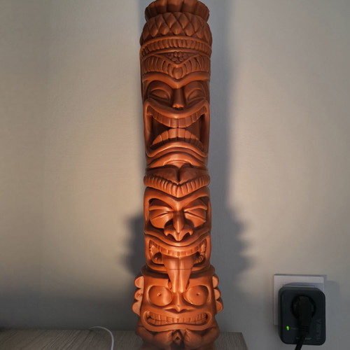 Tiki Totem 3D printed, like new, diameter ~12cm height 50cm