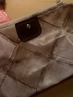 Women's toiletry bag new, brown with gift