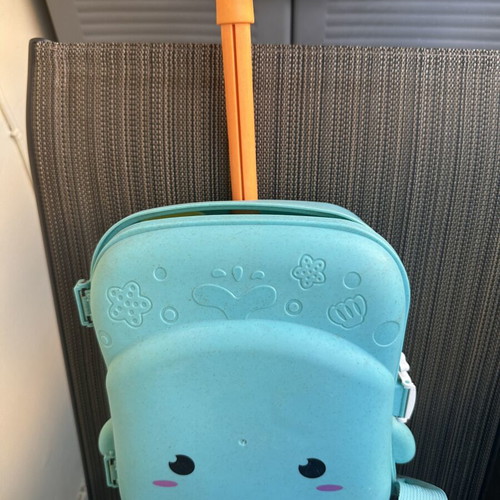 Beach suitcase children's toy whale shape like new
