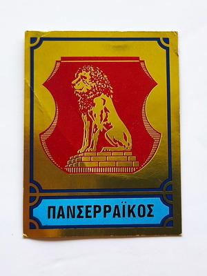 Panini Football 1984 No. 148 Panserraikos (Badge) used