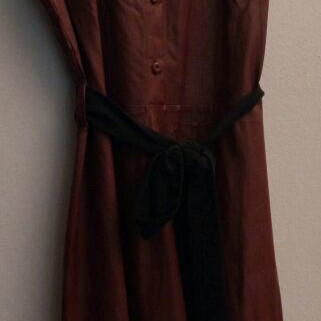 Regalinas women's leather dress like new, size M, brown