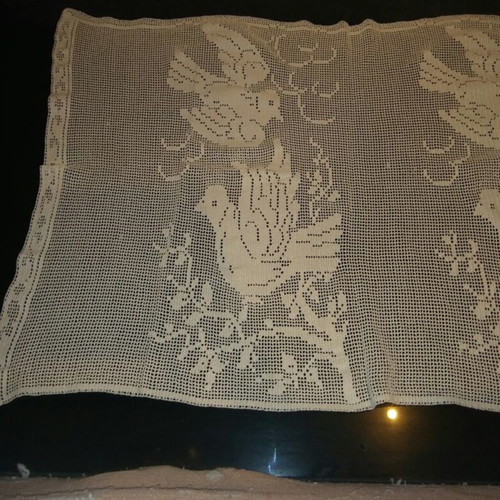 Handmade crochet knit new, ideal for frame