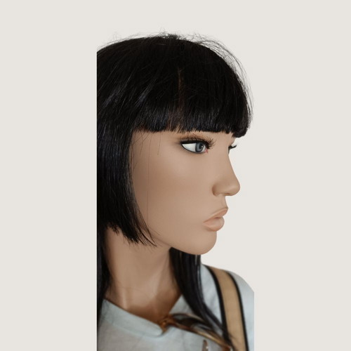 Female wig for window mannequin used