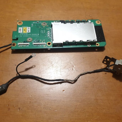 Sony Vaio laptop motherboard with processor and cards