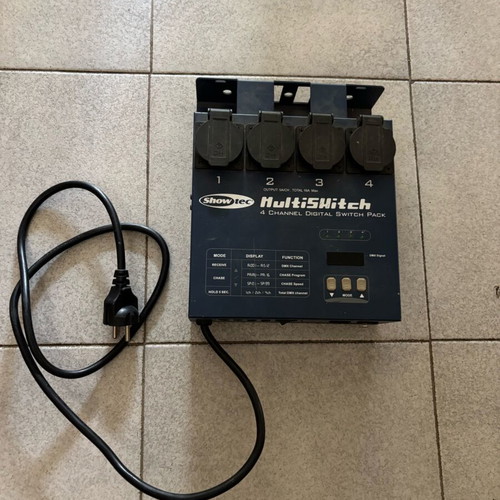 Showtec Switch Pack 4ch like new