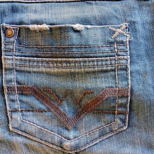 Attrattivo women's jeans pants used, size 32, blue