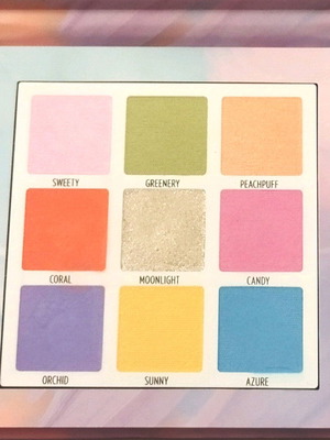 Golden Rose Colourpop παλέτα 9 αποχρώσεων καινούργια