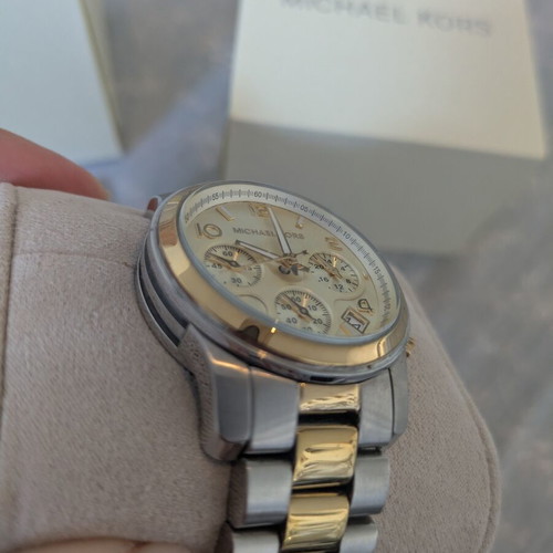 Michael Kors watch with two-tone bracelet new