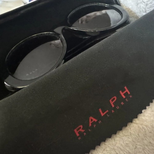 Ralph Lauren oval sunglasses, black, collectible