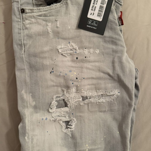 Dsquared2 Grey Slim Fit Women Jeans, Size 42 Italy