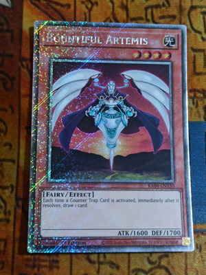 Bountiful Artemis Platinum Secret Rare Yu-Gi-Oh! κάρτα σαν καινούργιο