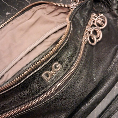 Dolce & Gabbana crossbody bag used, black with wear