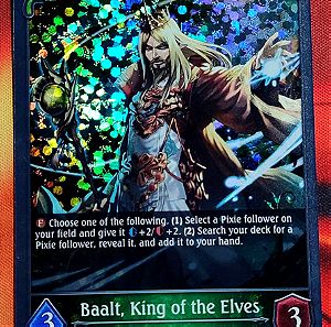 (PR) Baalt, King of the Elves - PR-027EN - SHADOWVERSE EVOLVE / FORESTCRAFT