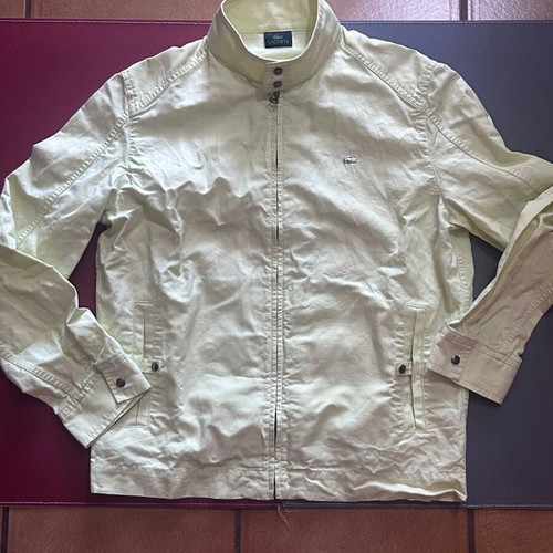 Lacoste men's lime vintage Harrington jacket size M like new