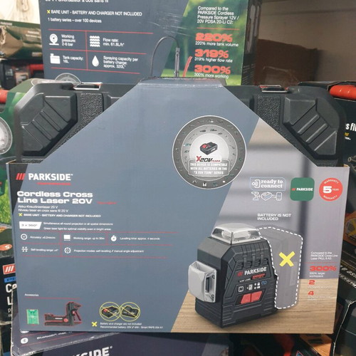 Parkside Performance Crossline Laser PKLLP 3360 A1 20V new